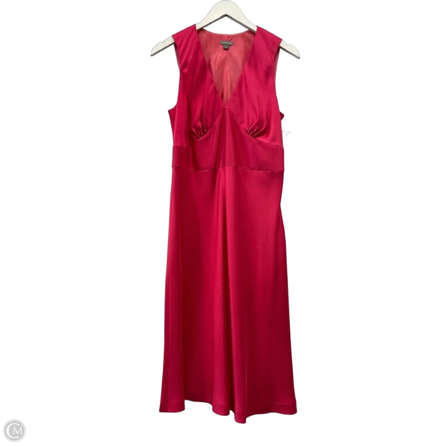 Dress Party Midi By Ann Taylor In Pink, Size: 10