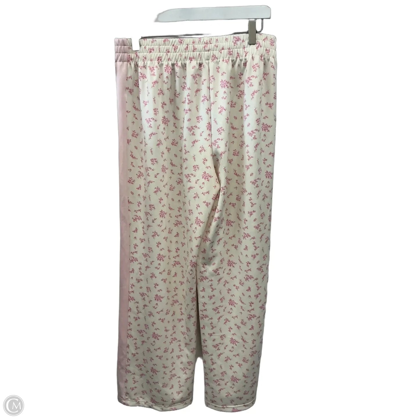 Lounge Set Pants By Tinseltown In Pink & Tan, Size: L