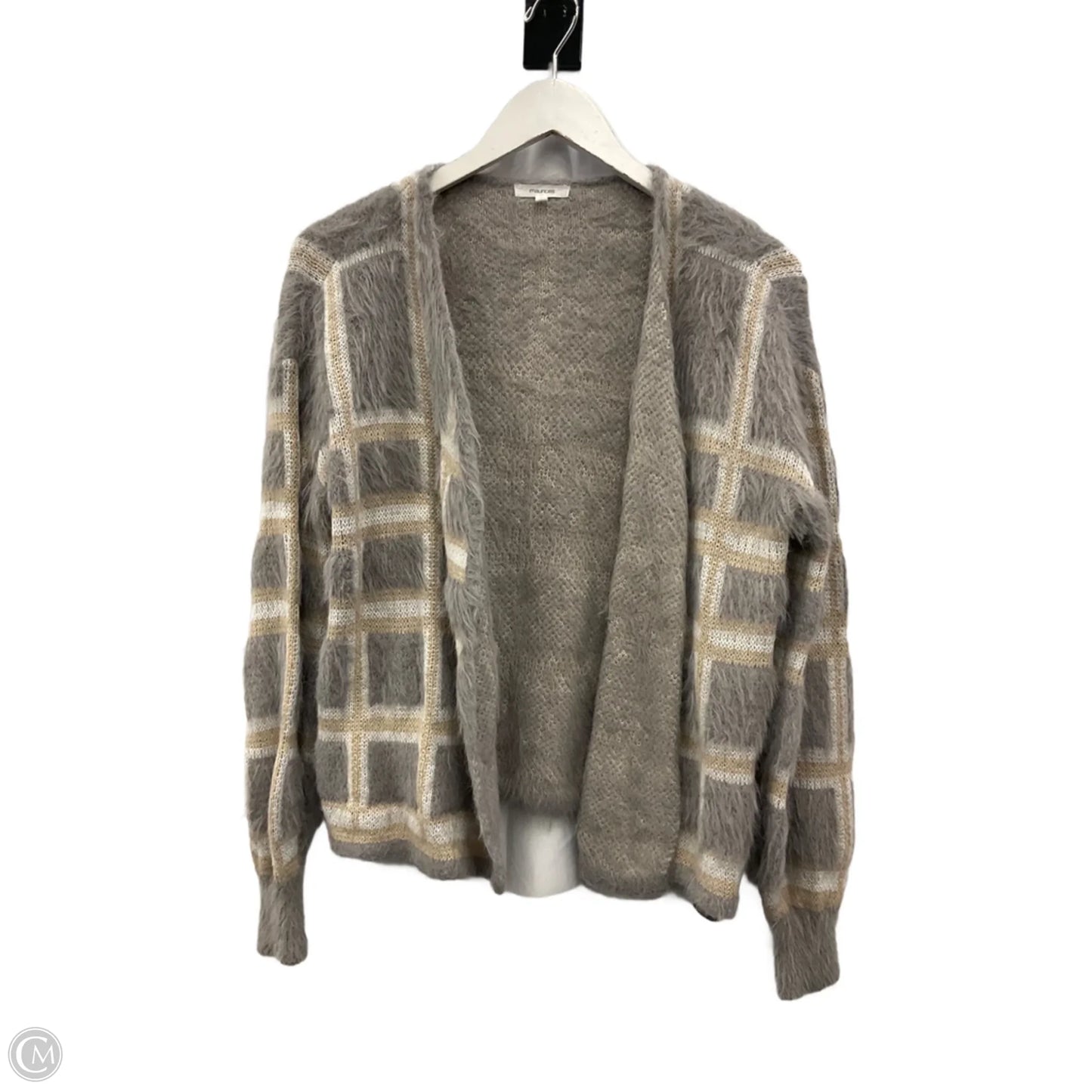 Sweater Cardigan By Maurices In Grey, Size: M