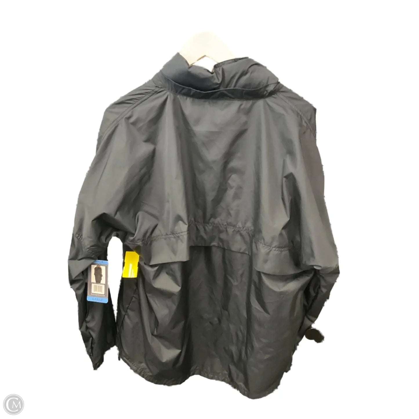 Jacket Windbreaker By Lauren James In Black, Size: L