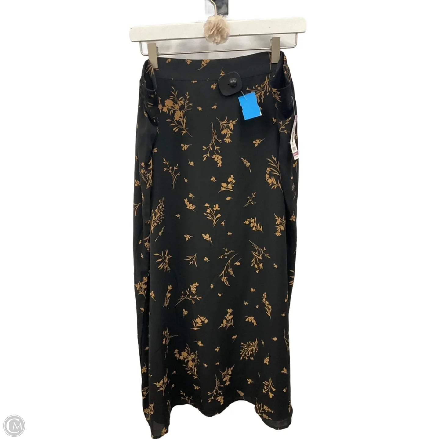 Skirt Midi By Vince Camuto In Black & Brown, Size: Xxl