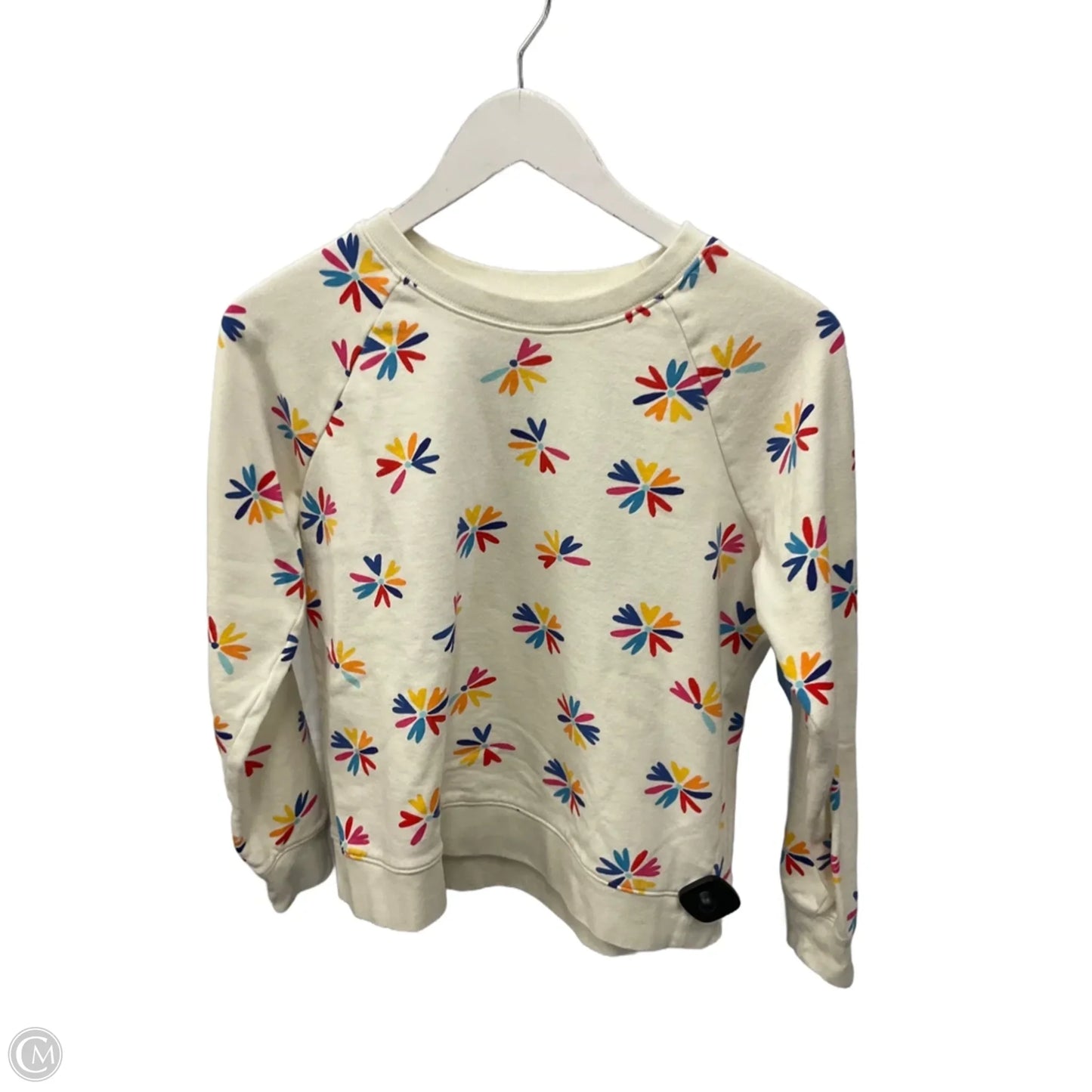 Top Long Sleeve By Clothes Mentor In Cream, Size: S