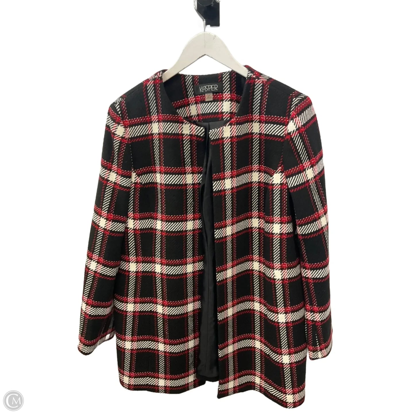 Jacket Other By Kasper In Black & White, Size: L