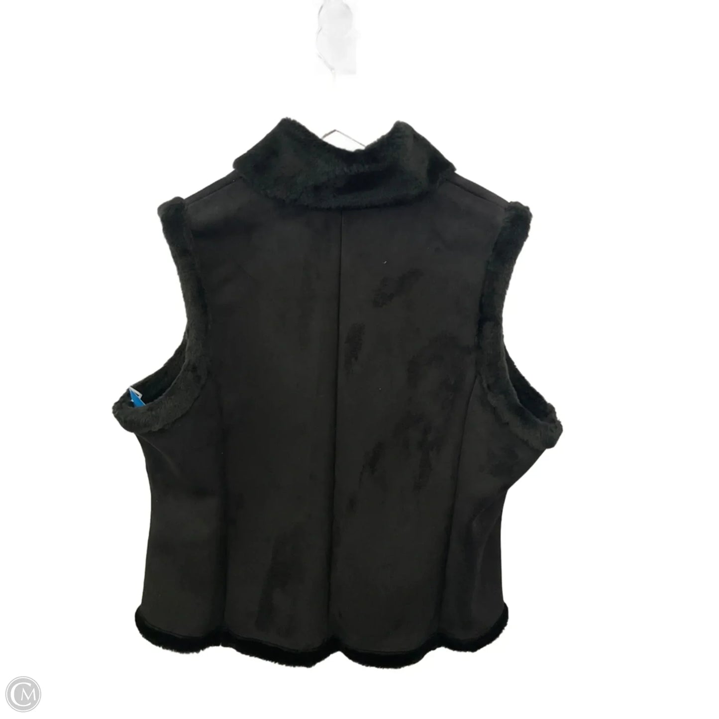 Vest Faux Fur & Sherpa By Coldwater Creek In Black, Size: Xl