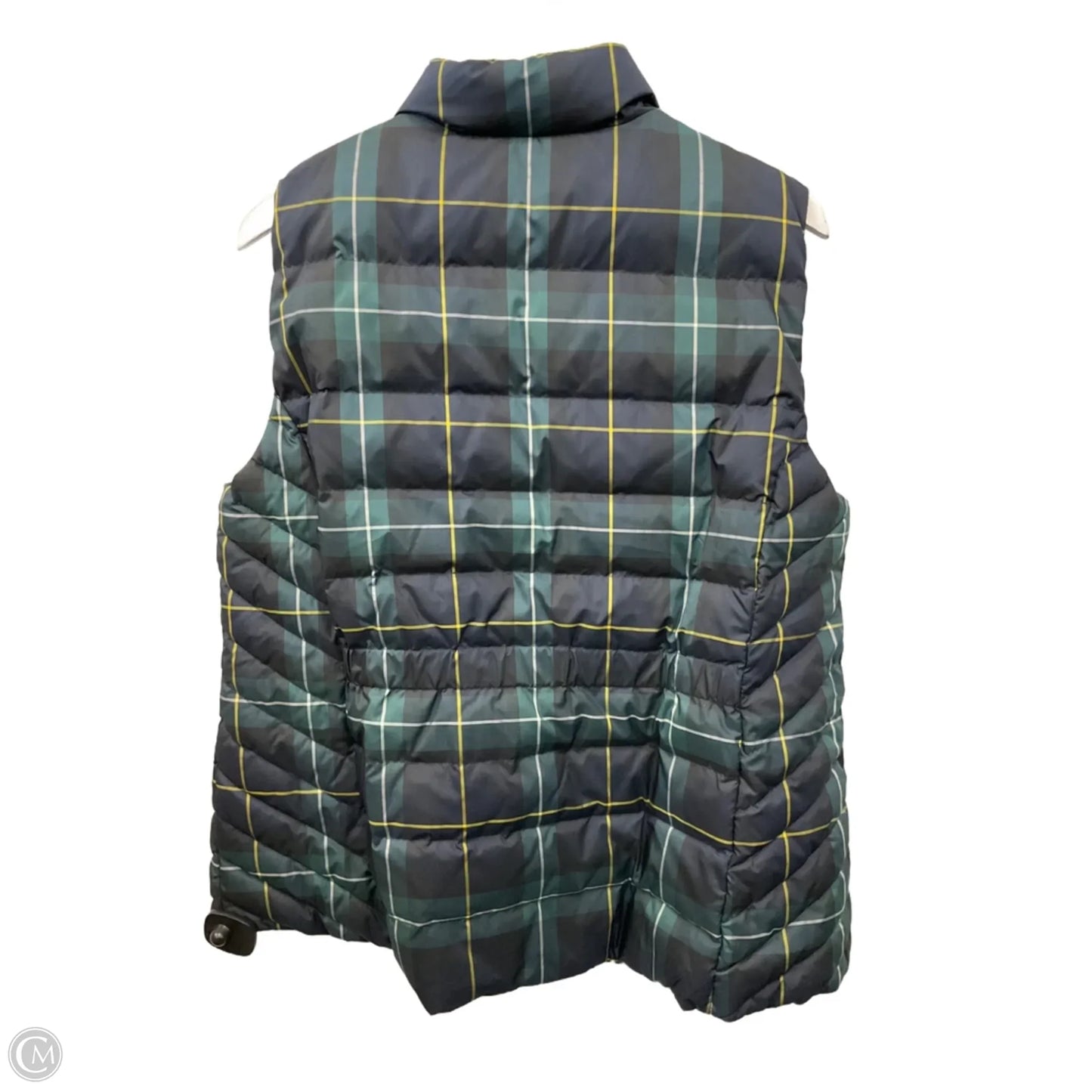 Vest Puffer & Quilted By Talbots In Green, Size: 1x