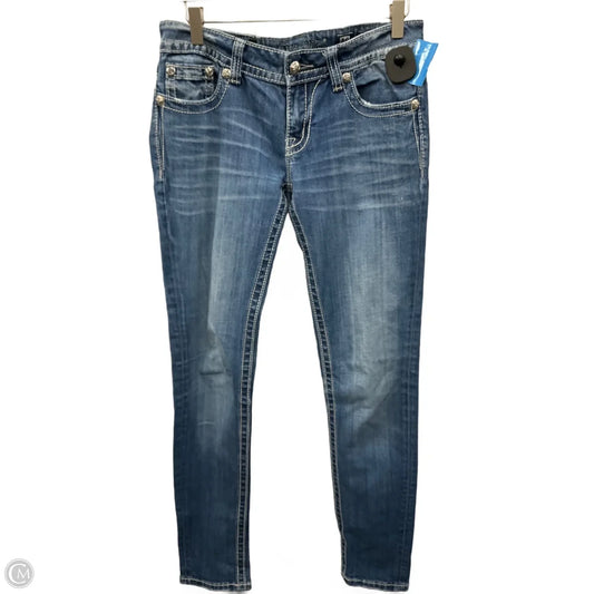 Jeans Skinny By Miss Me In Blue Denim, Size: 6