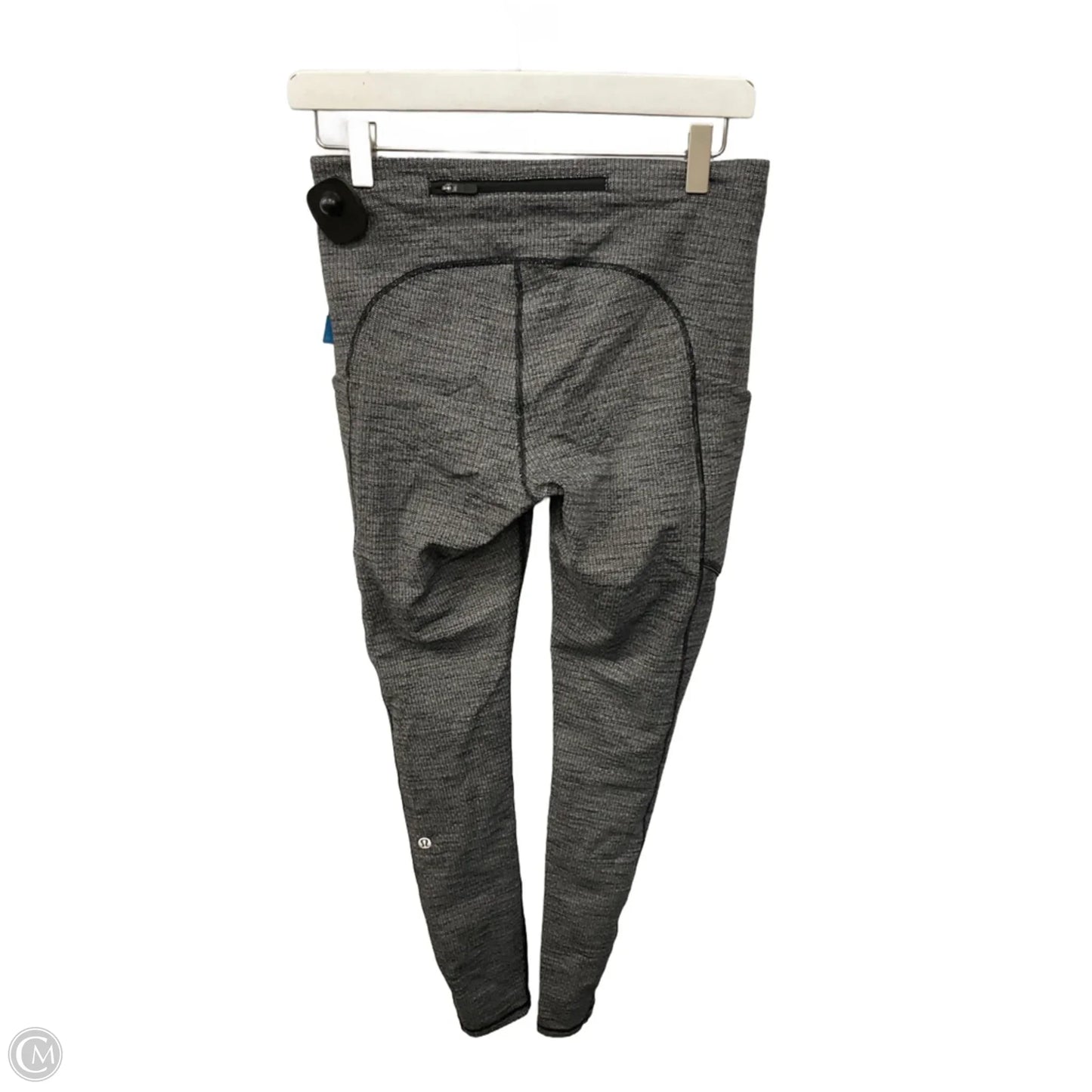 Athletic Leggings By Lululemon In Black & White, Size: 8