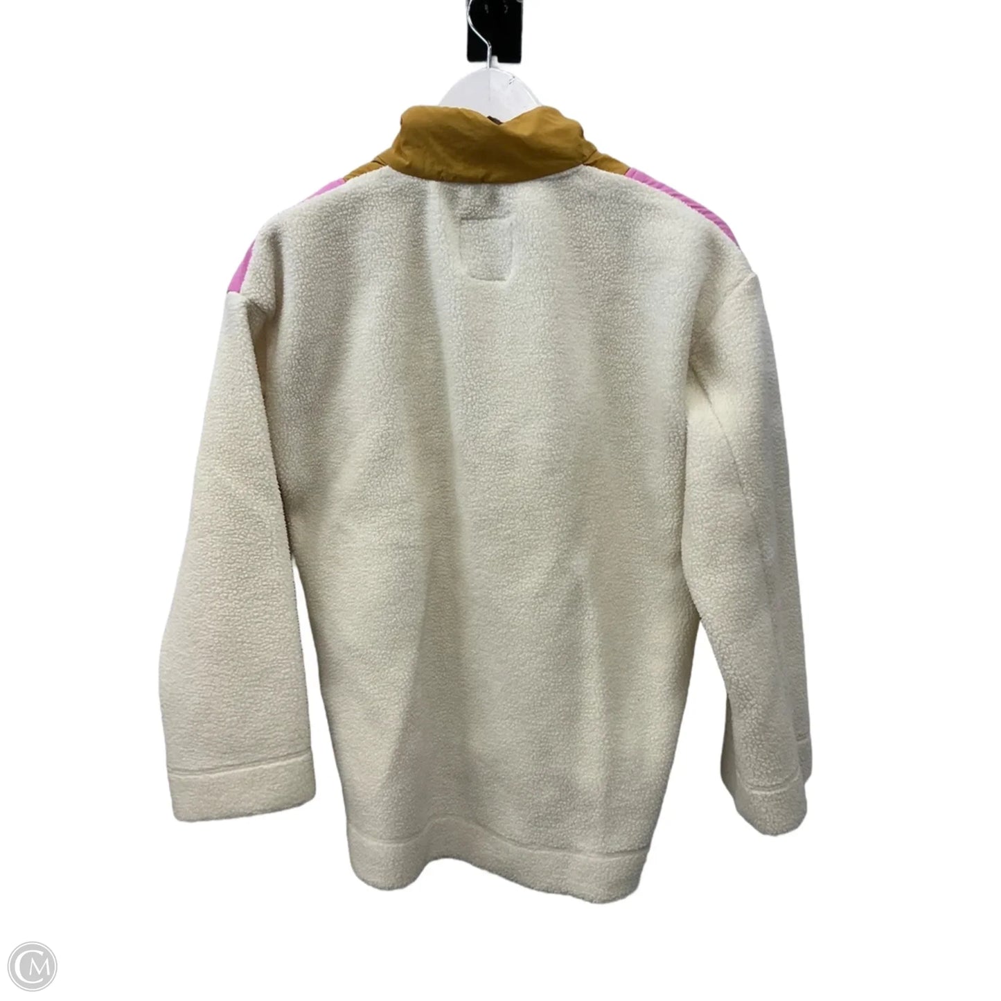 Athletic Fleece By Free Assembly In Cream & Pink, Size: M
