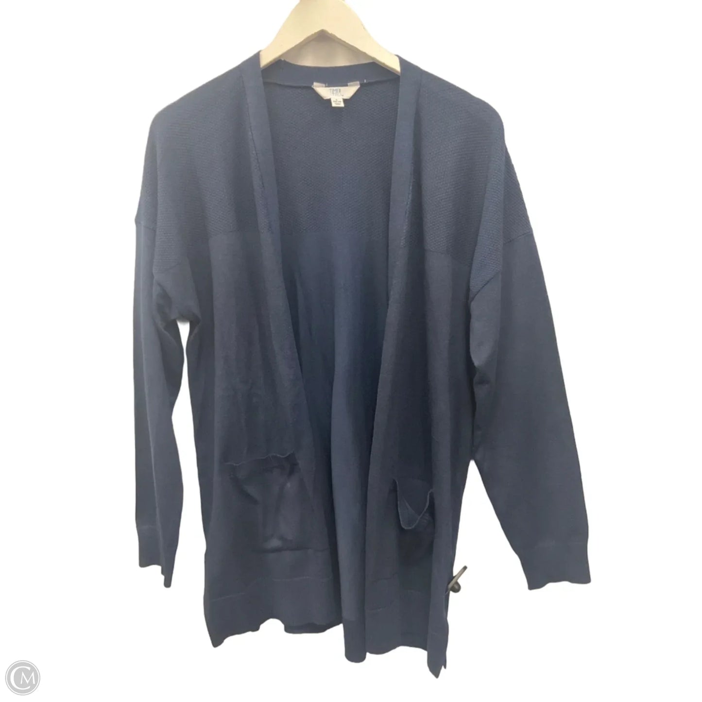 Sweater Cardigan By Time And Tru In Navy, Size: L