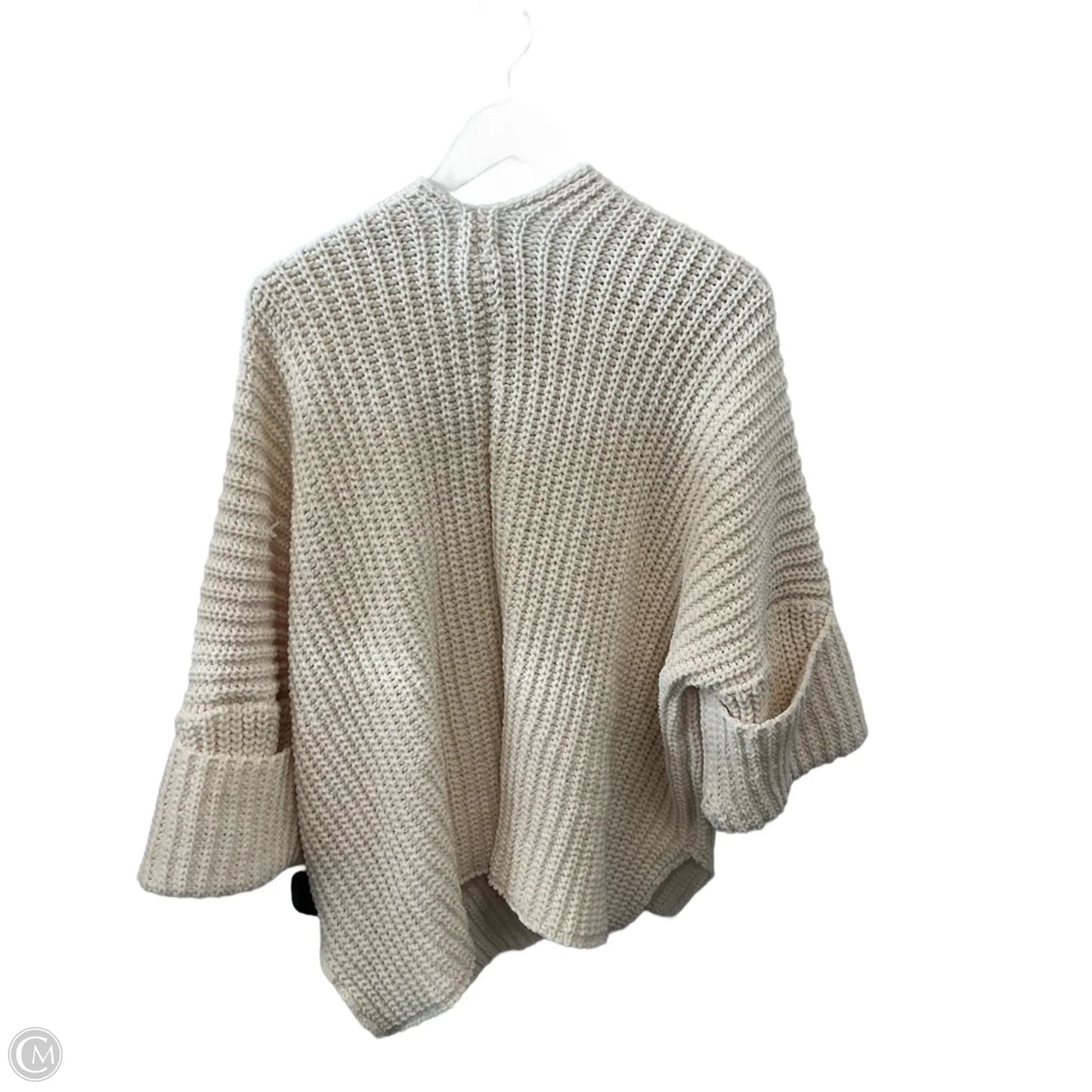 Sweater Cardigan By Pol In Cream, Size: M