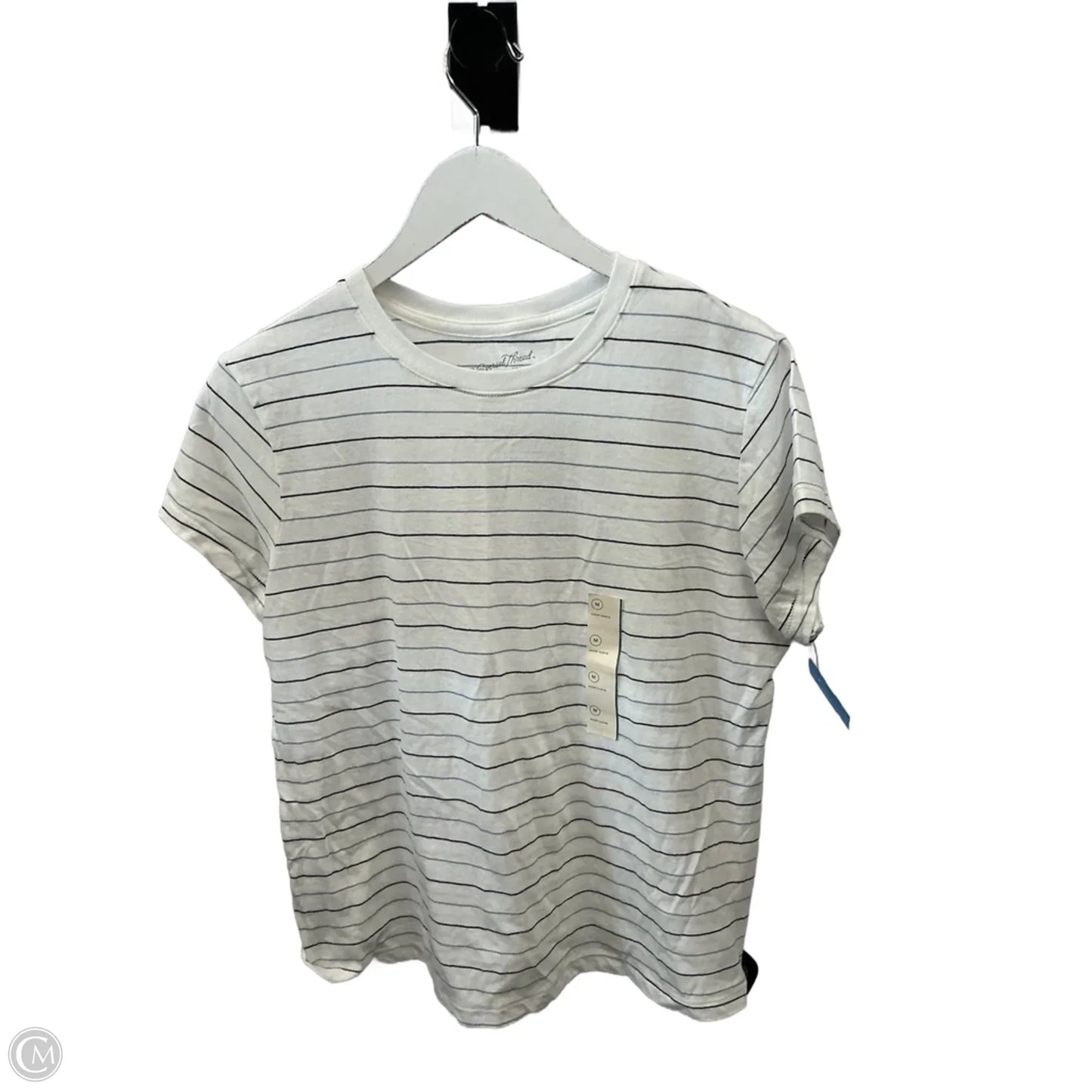 Top Short Sleeve Basic By Universal Thread In White, Size: M