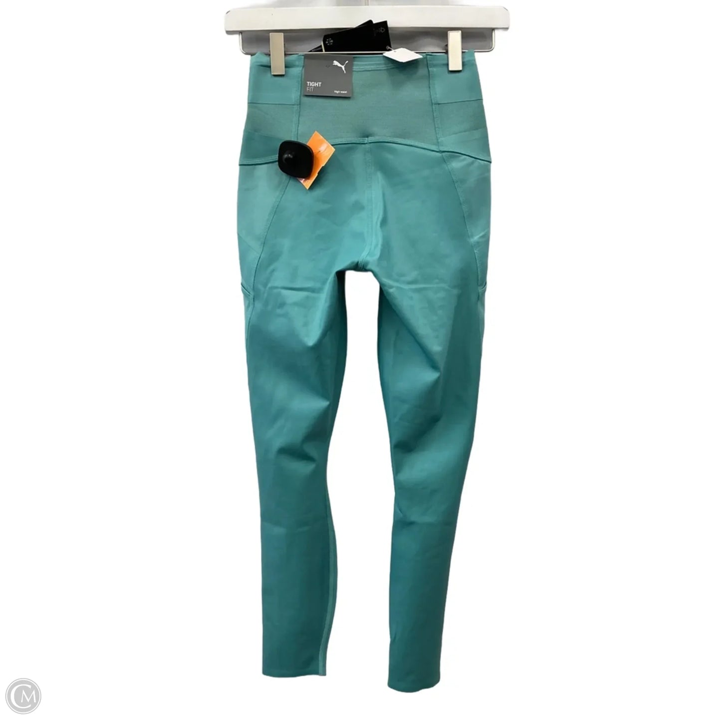 Athletic Leggings By Puma In Green, Size: Xs