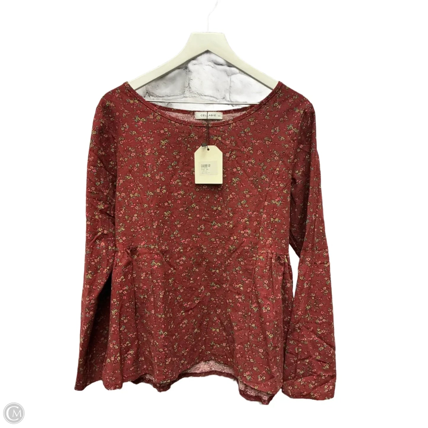 Top Long Sleeve By Clothes Mentor In Red, Size: 2x