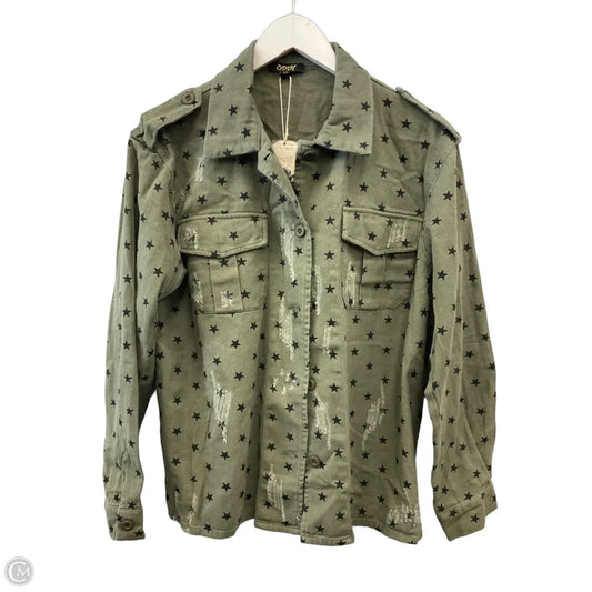 Jacket Denim By Oddi In Green, Size: S