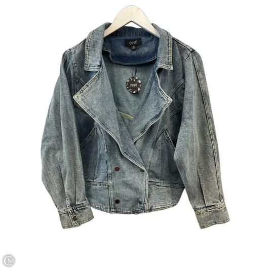 Jacket Denim By Oddi In Blue Denim, Size: S