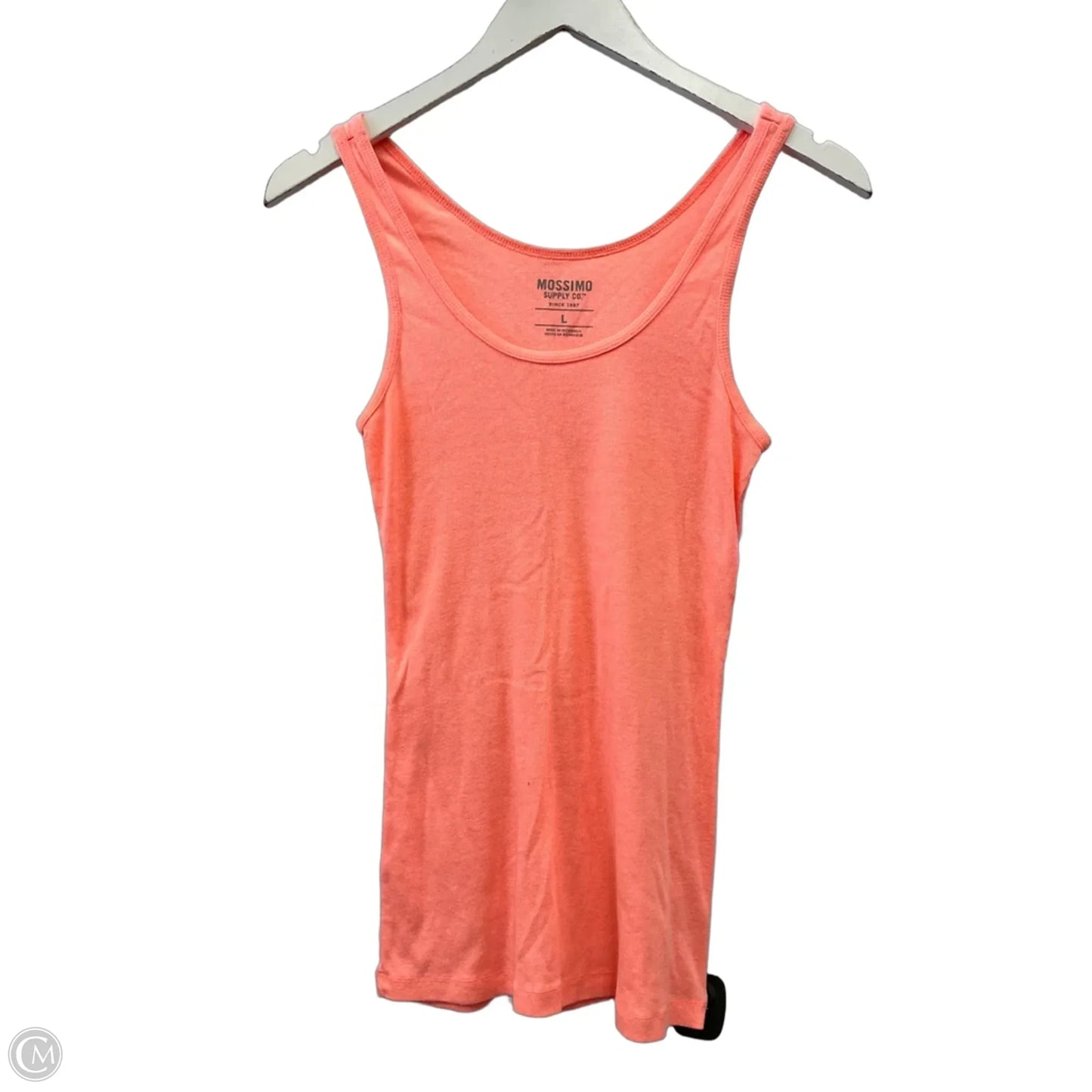 Tank Top By Mossimo In Orange, Size: L