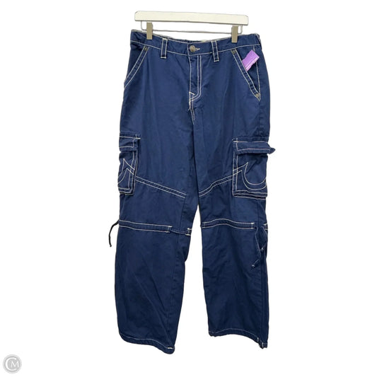 Pants Cargo & Utility By True Religion In Navy, Size: 12