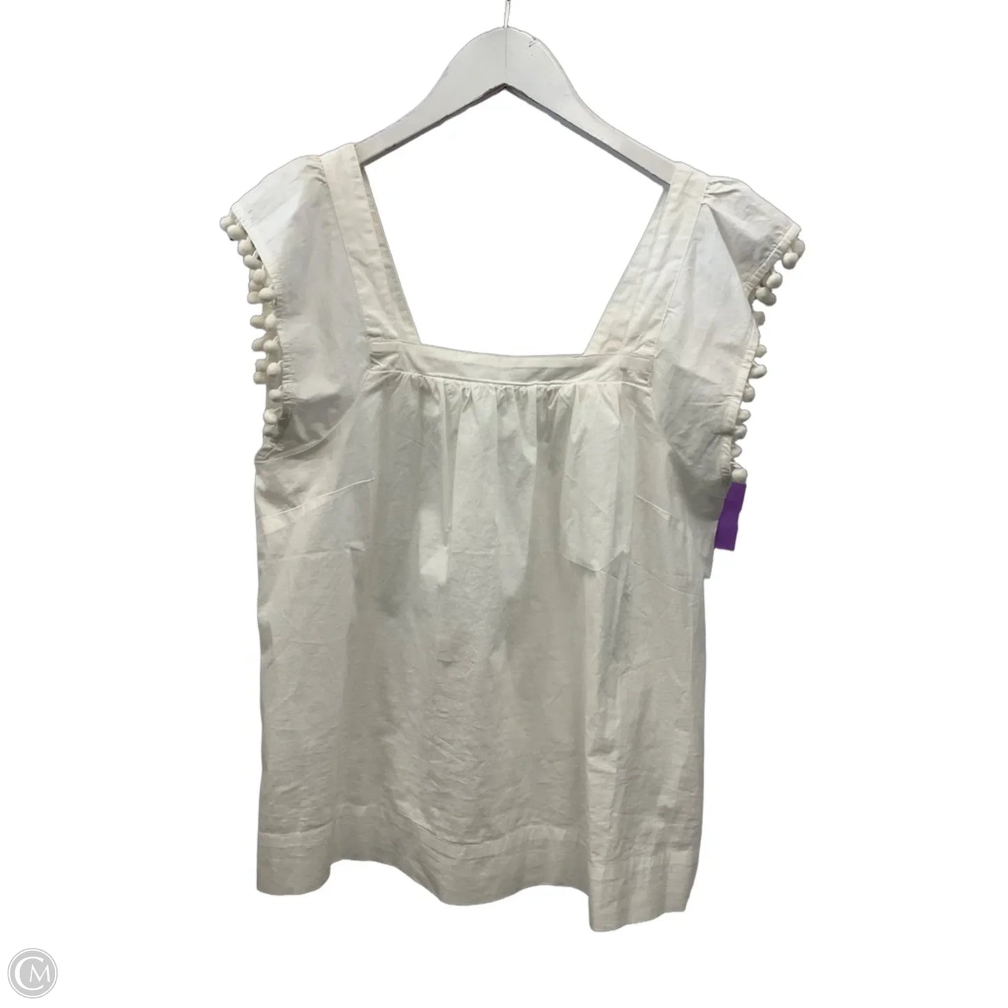 Top Sleeveless By J. Crew In White, Size: S
