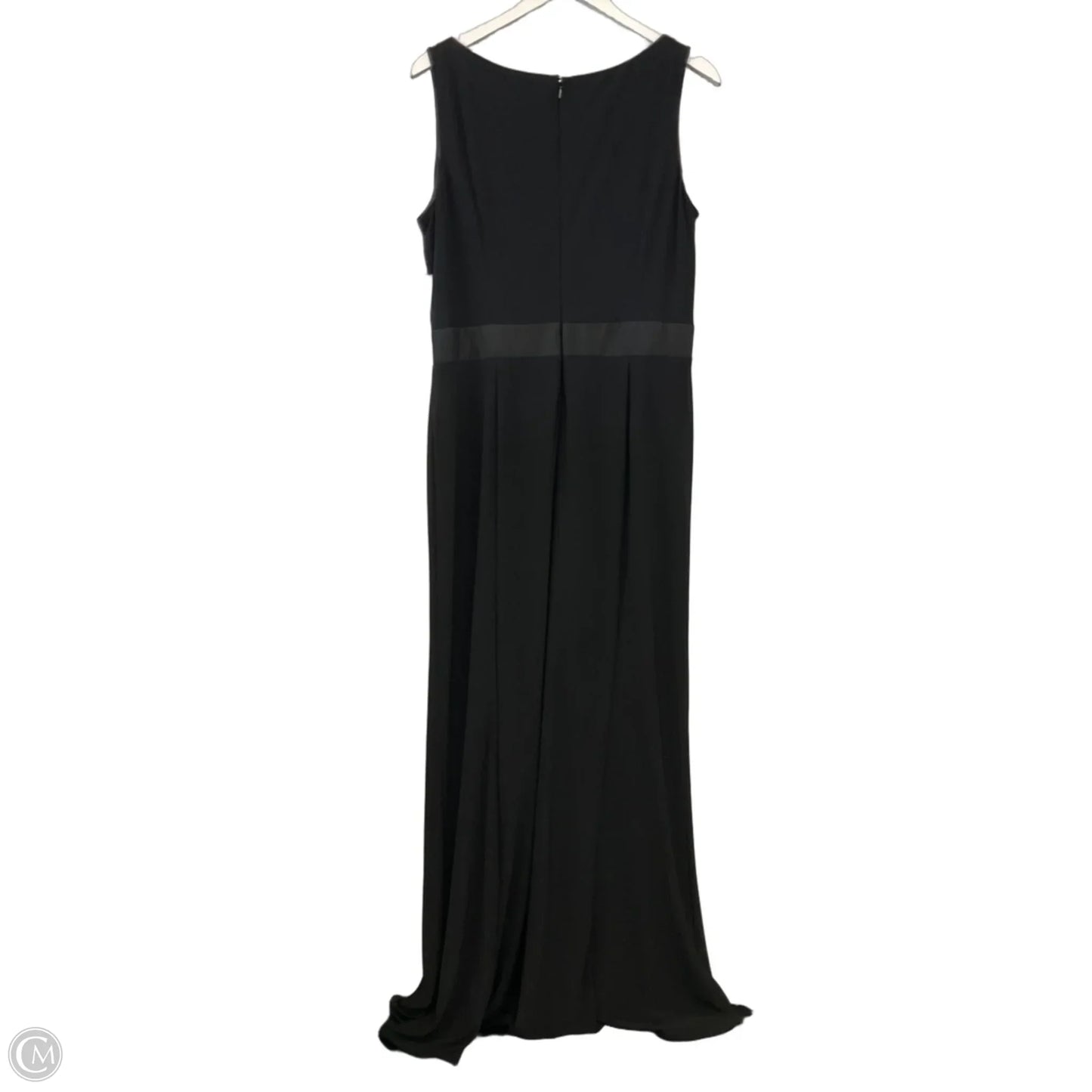 Dress Casual Maxi By Chaps In Black, Size: L