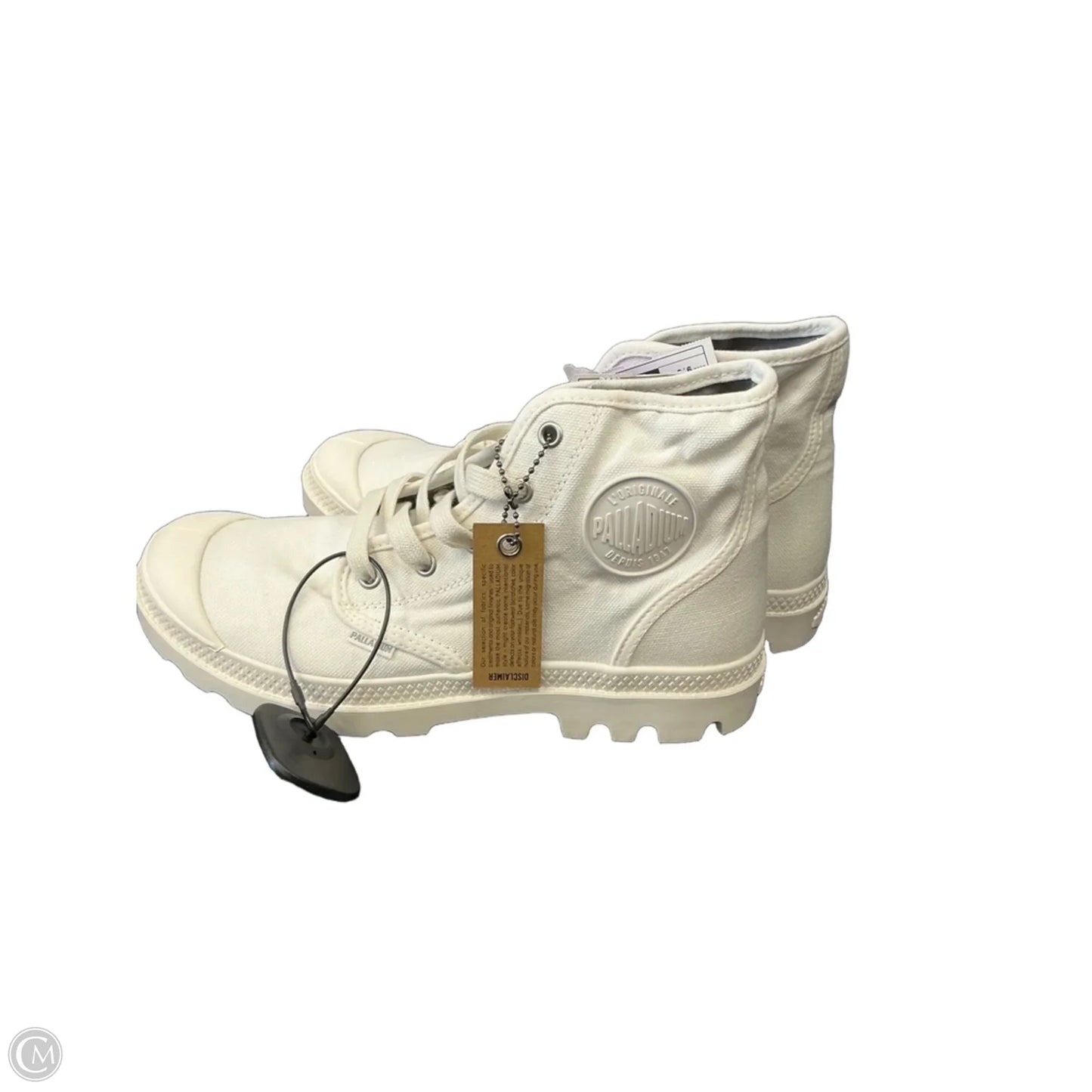 Boots Ankle Flats By Clothes Mentor In Cream, Size: 9.5