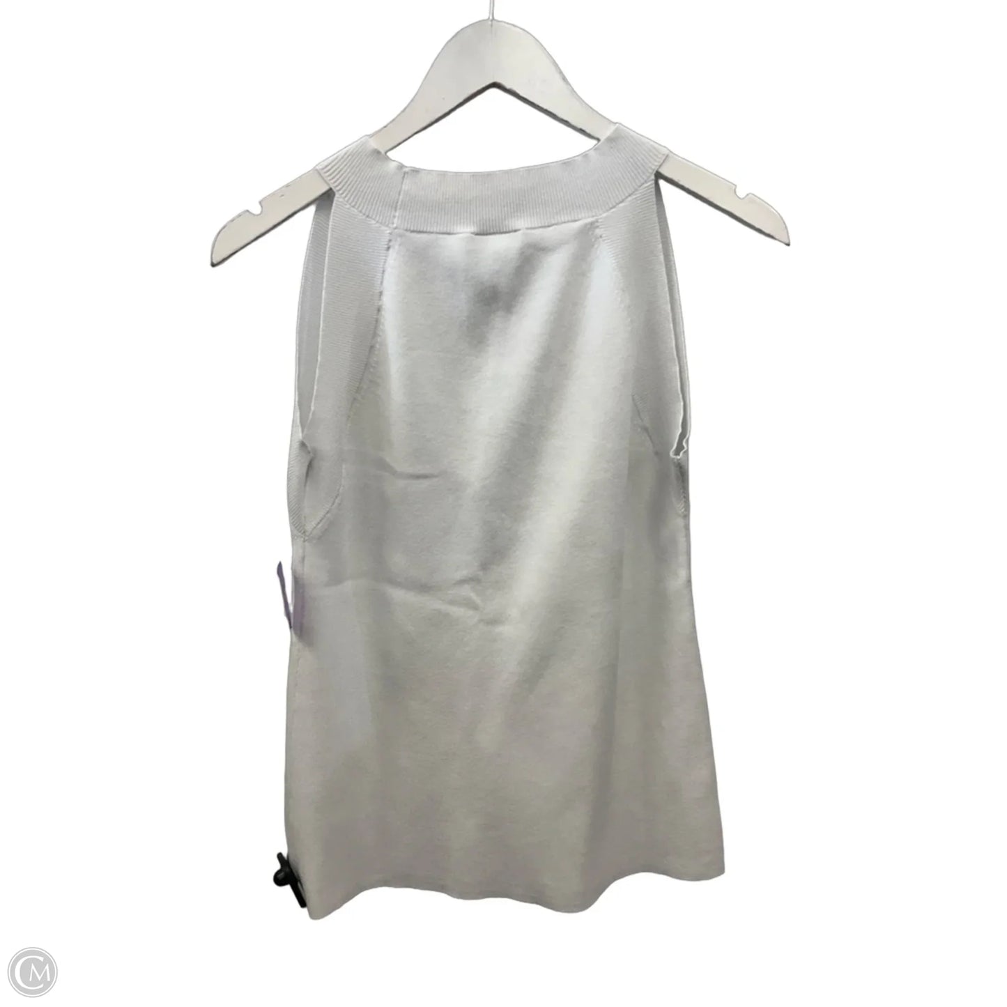 Top Sleeveless By Ann Taylor In White, Size: Xlp