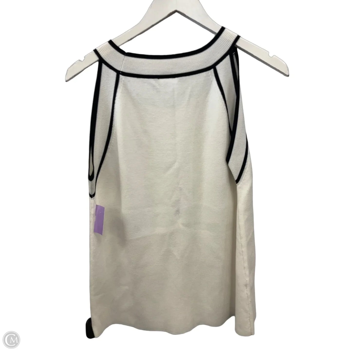Top Sleeveless By Ann Taylor In White, Size: Xxl