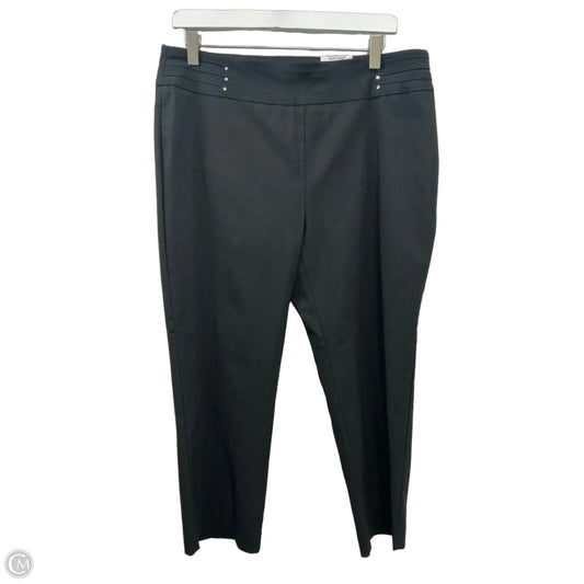 Capris By Jm Collections In Black, Size: L