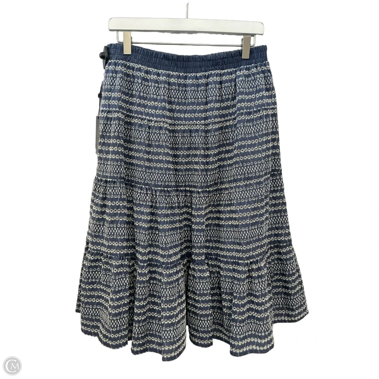 Skirt Midi By Tommy Hilfiger In Blue, Size: L