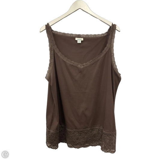 Tank Top By Sundance In Brown, Size: Xxl