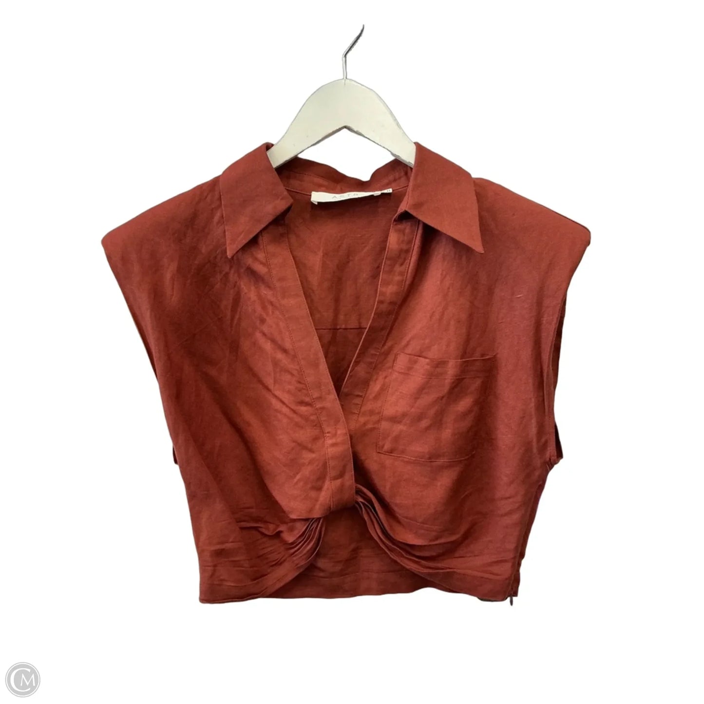 Top Sleeveless By Astr The Label In Orange, Size: M