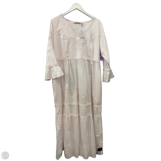 Dress Casual Maxi By Soft Surroundings In Pink, Size: L