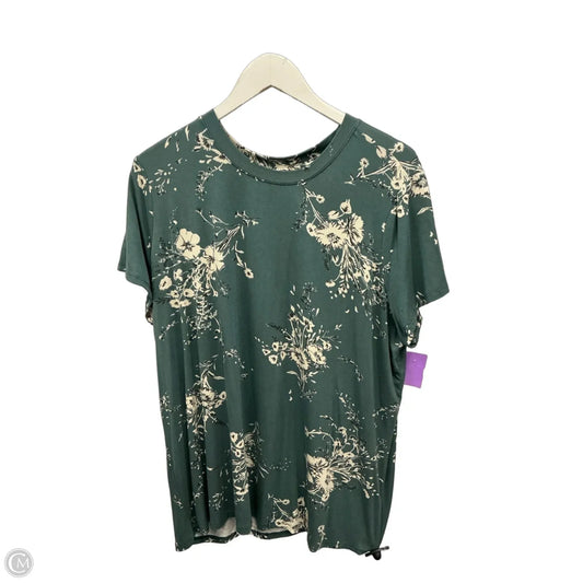 Top Short Sleeve By Maurices In Green, Size: 1x