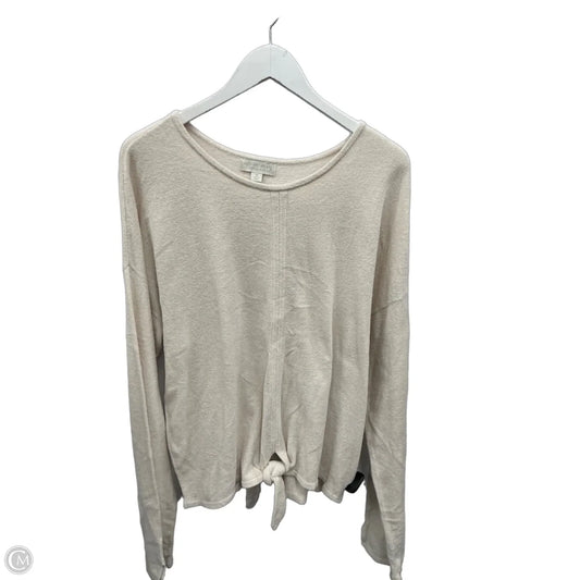 Sweater By Barefoot Dreams In Tan, Size: 1x