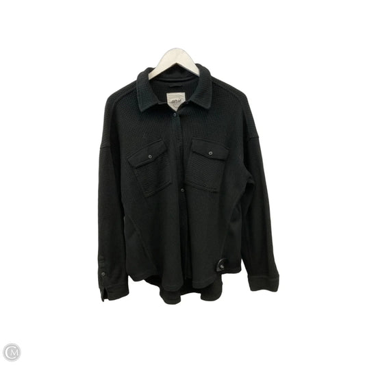 Top Long Sleeve By Aerie In Black, Size: M