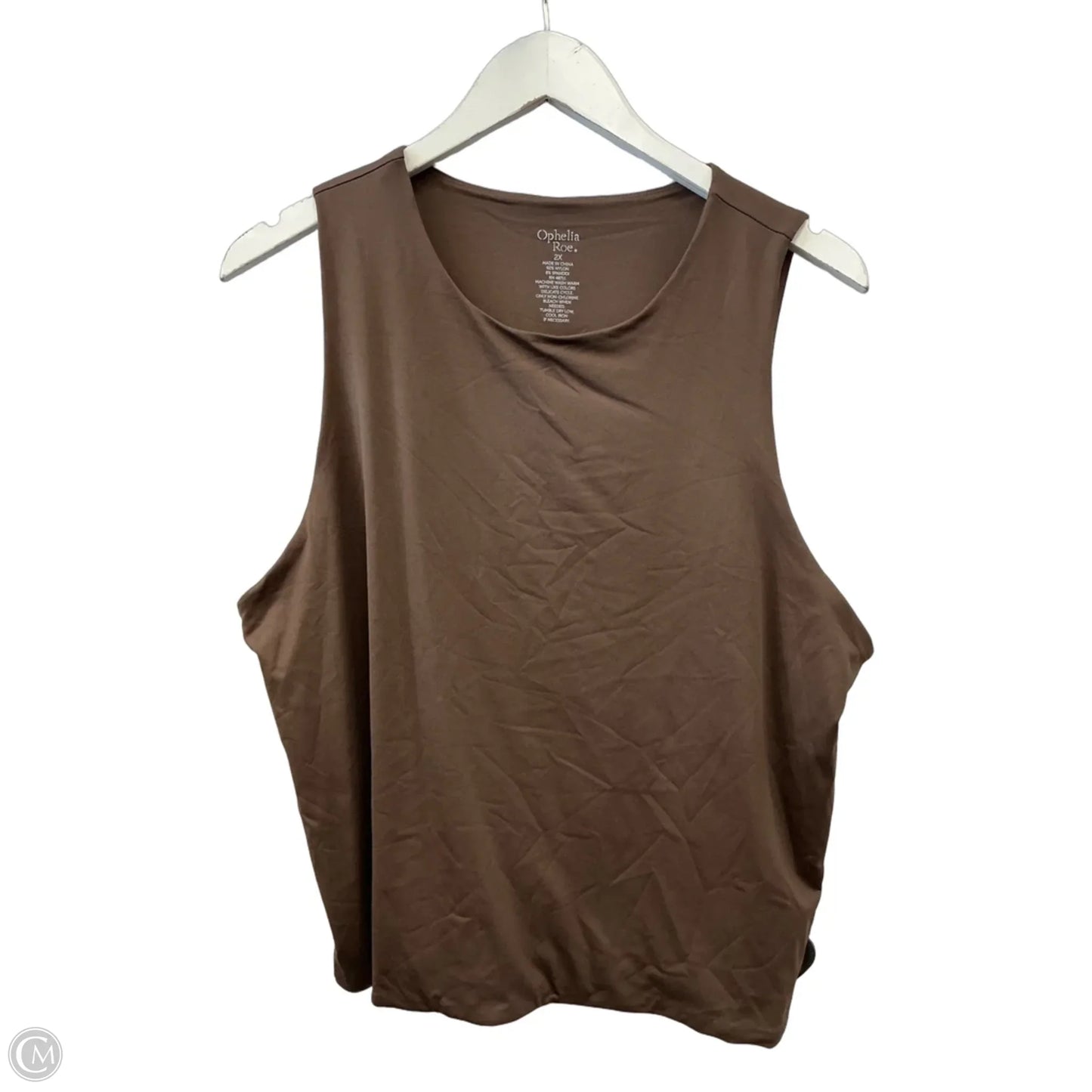 Tank Top By Ophelia Roe In Brown, Size: 2x