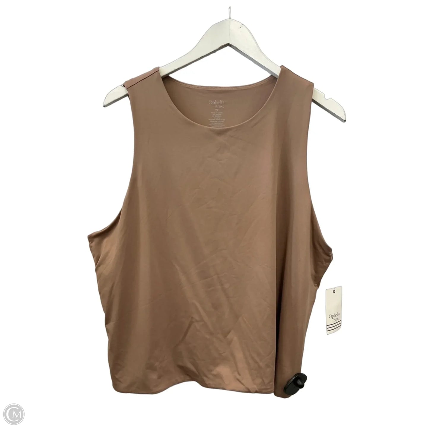 Tank Top By Ophelia Roe In Tan, Size: 2x