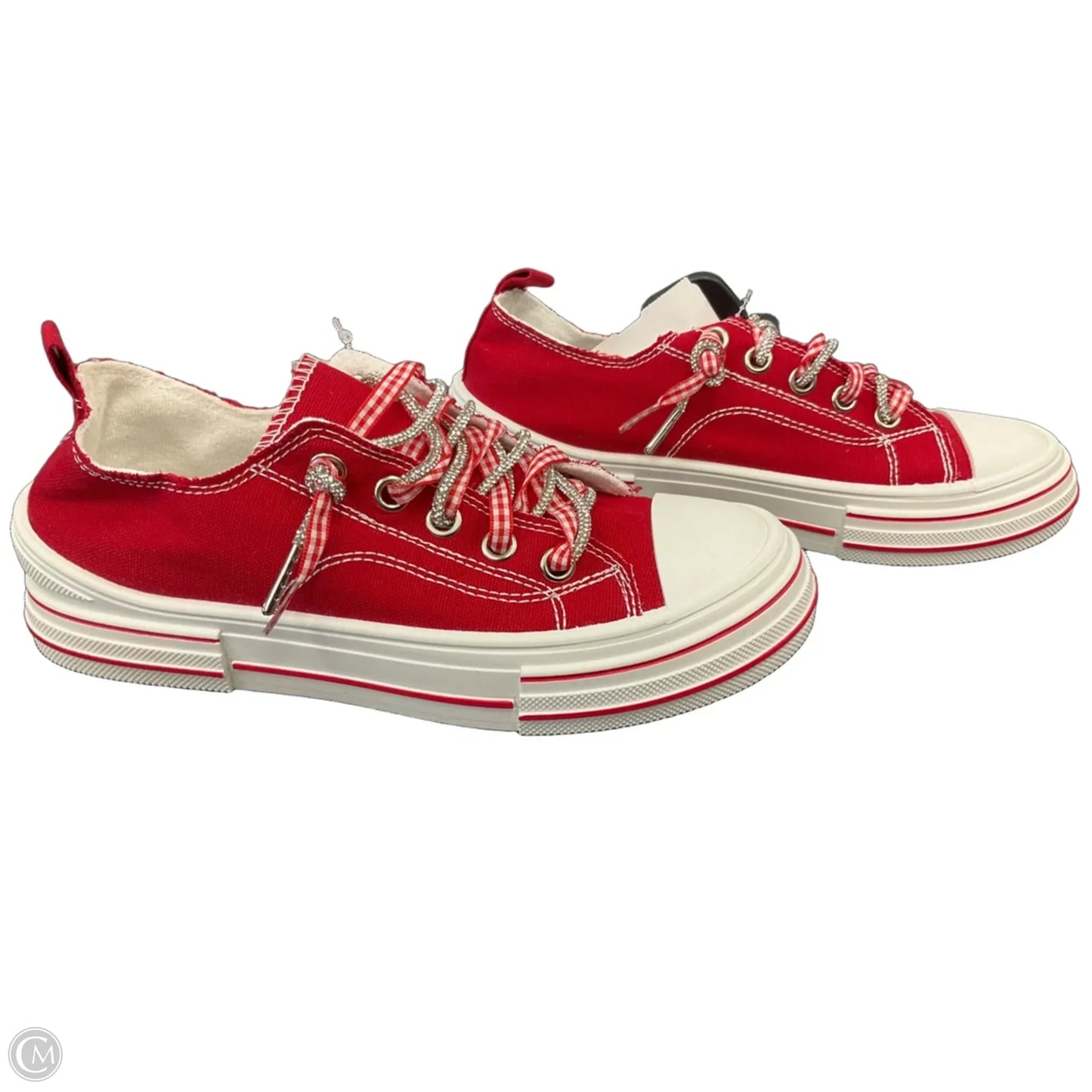 Shoes Sneakers By Very G In Red, Size: 8.5