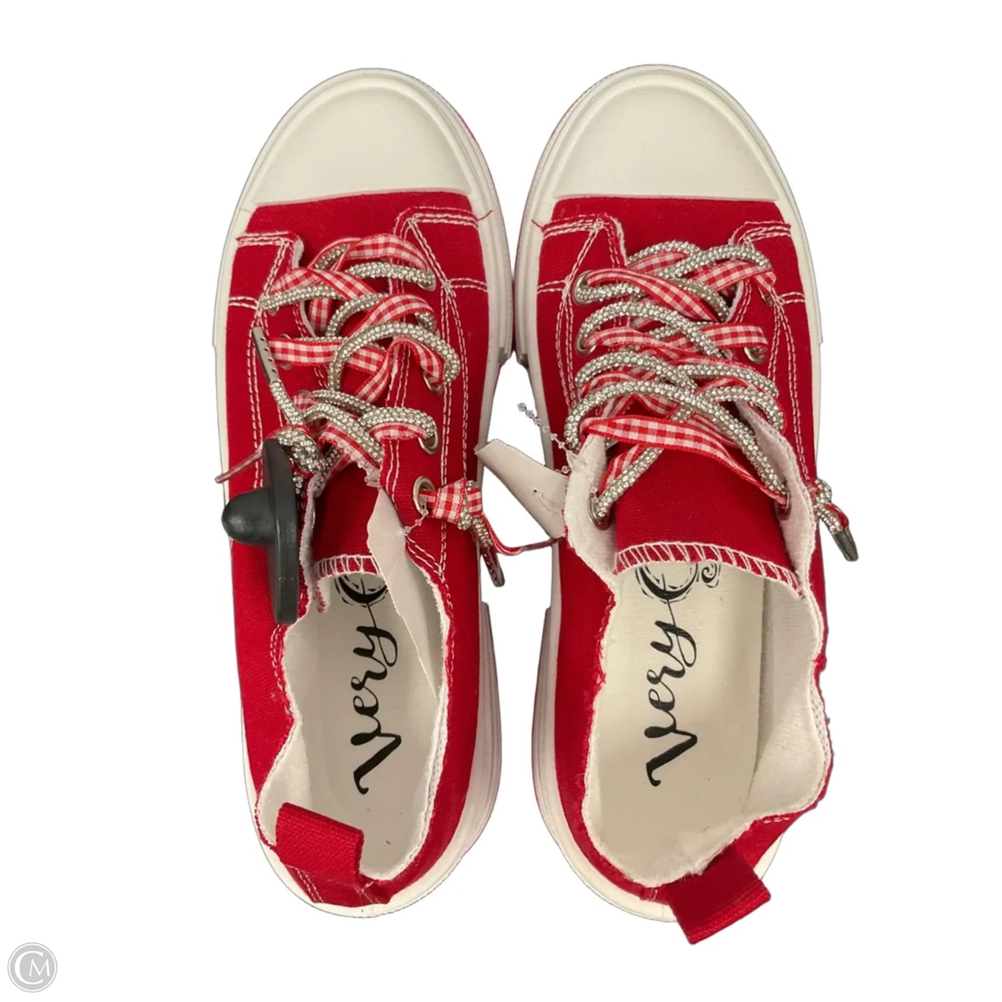 Shoes Sneakers By Very G In Red, Size: 8.5