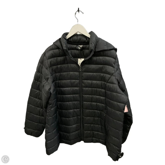 Jacket Puffer & Quilted By Clothes Mentor In Black, Size: 2x