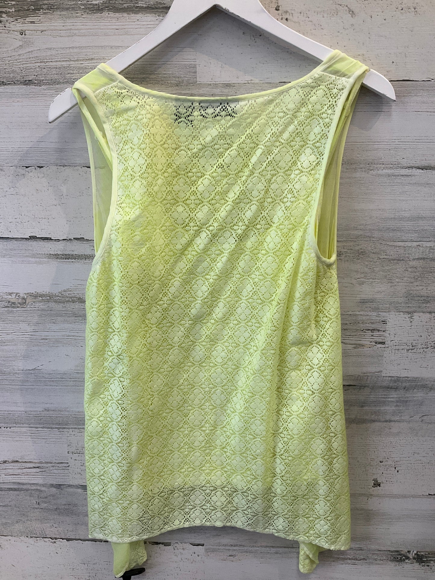 Yellow Top 2pc Sleeveless Dkny, Size M