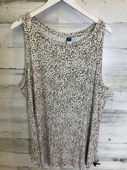 Animal Print Tank Top Old Navy, Size 3x