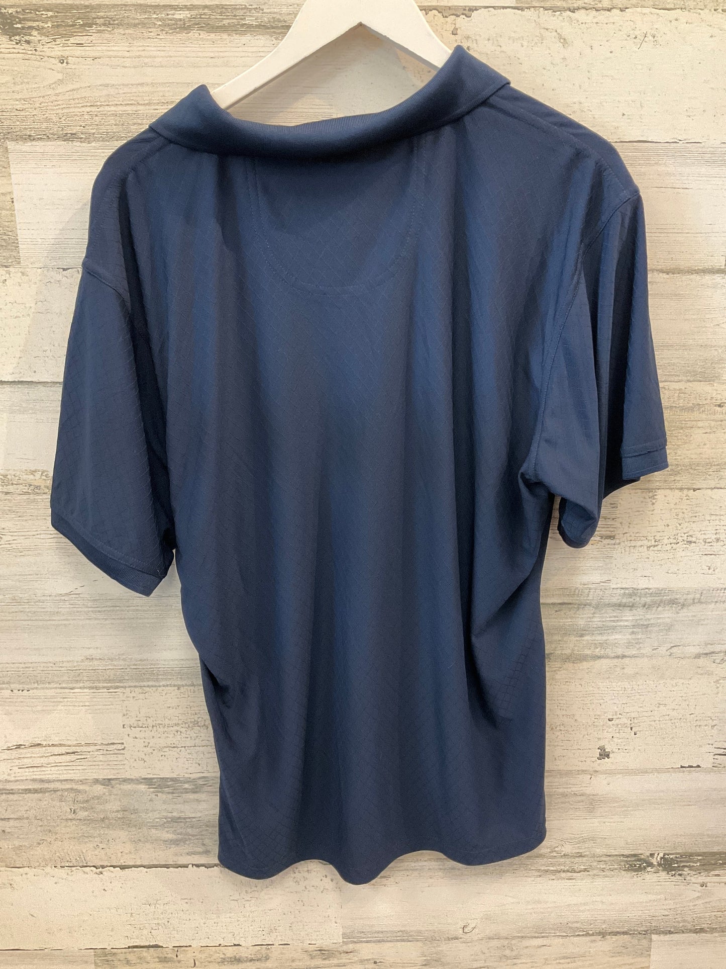 Athletic Top Long Sleeve Collar By Clothes Mentor In Navy, Size: Xl