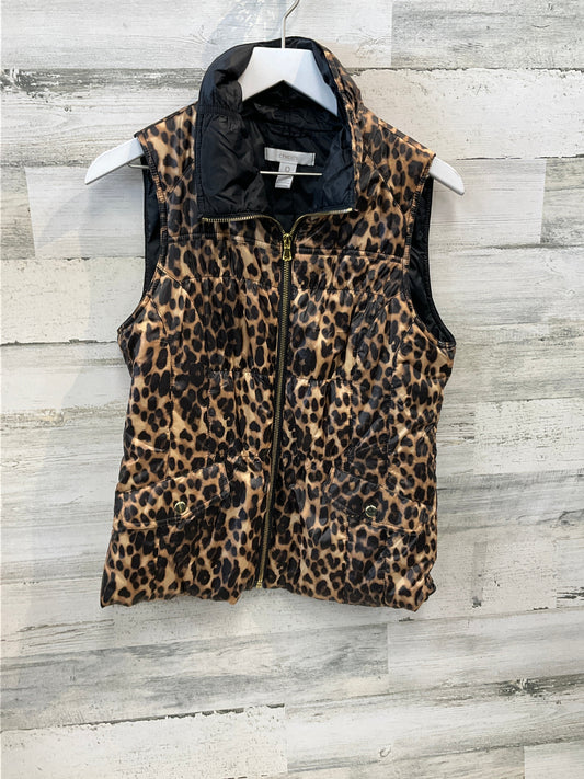 Vest Puffer & Quilted By Chicos In Animal Print, Size: S