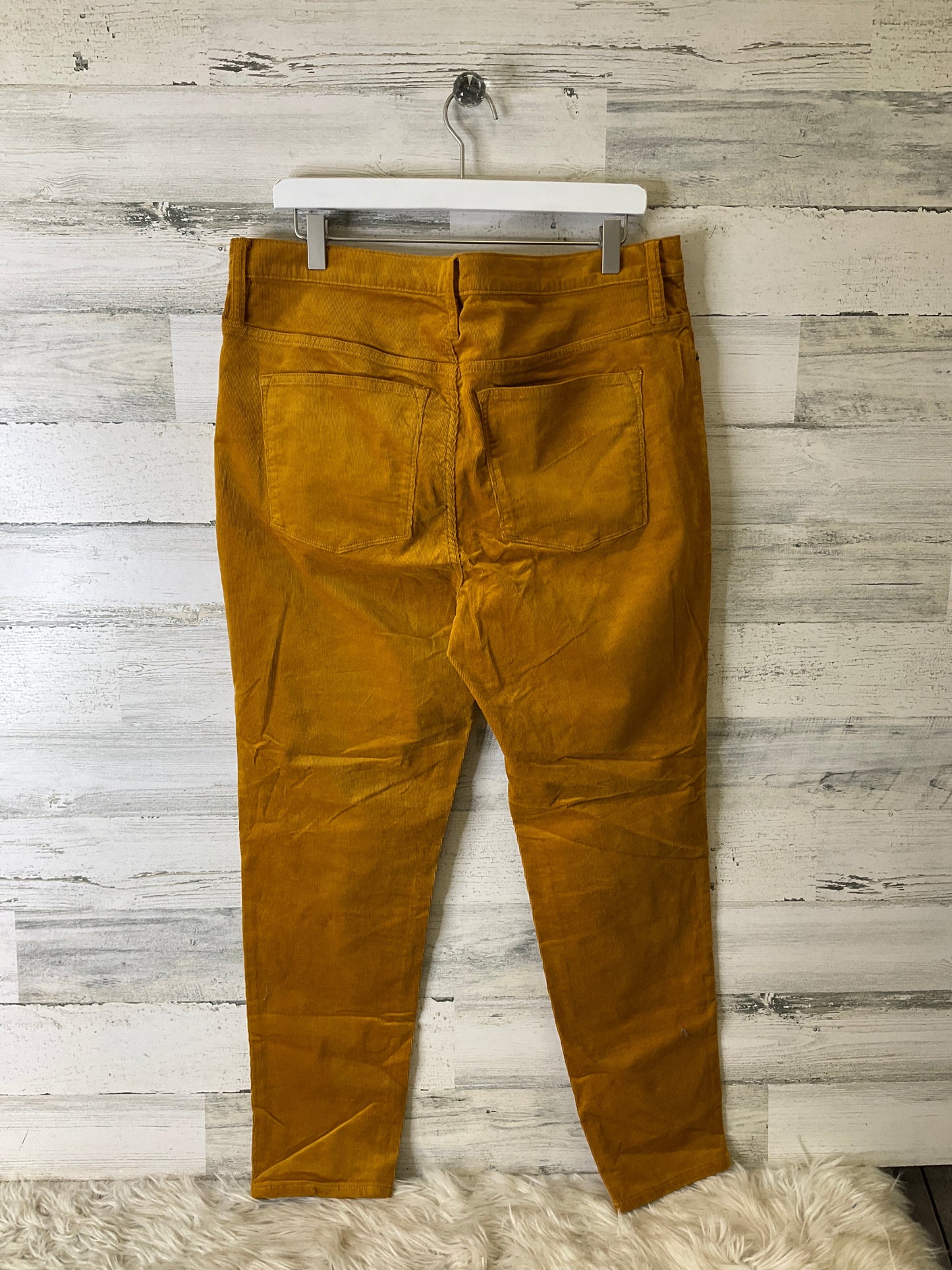 Pants Corduroy By J. Crew In Yellow, Size: 16