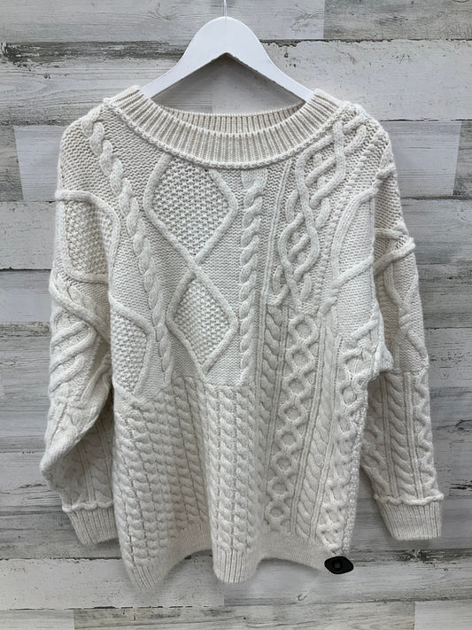 Sweater By Free People In White, Size: Xs