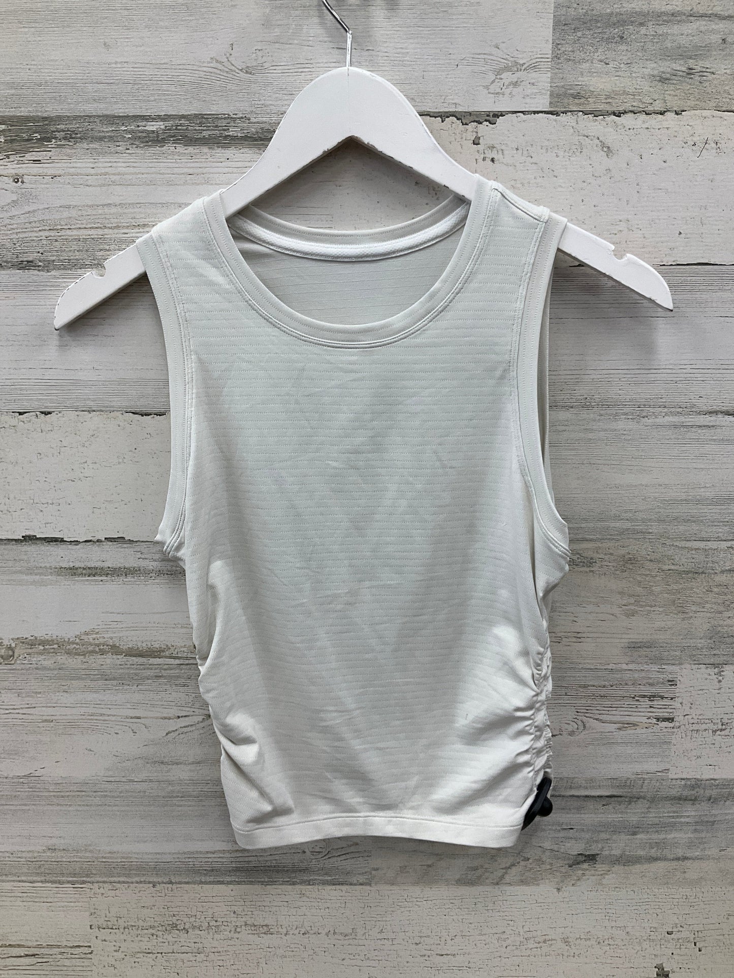 Athletic Tank Top By Lululemon In White, Size: S