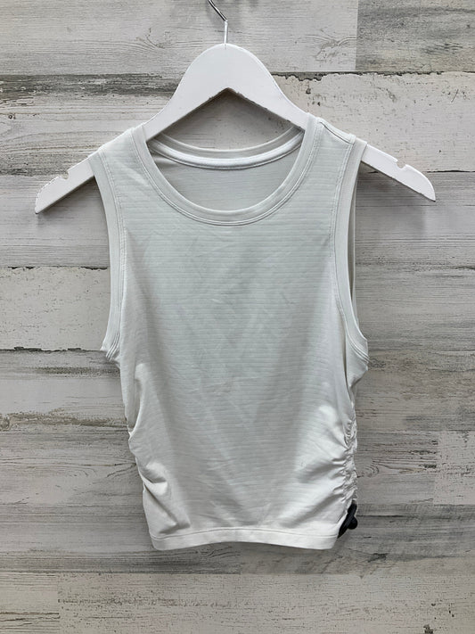 Athletic Tank Top By Lululemon In White, Size: S