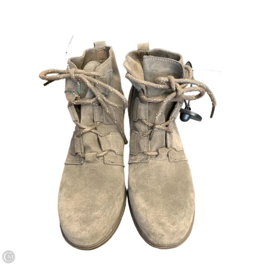 Boots Ankle Heels By Sorel In Taupe, Size: 8
