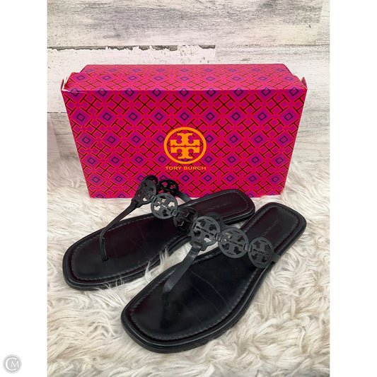 Sandals Designer By Tory Burch In Black, Size: 10