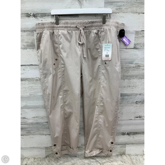 Pants Joggers By Clothes Mentor In Tan, Size: 3x